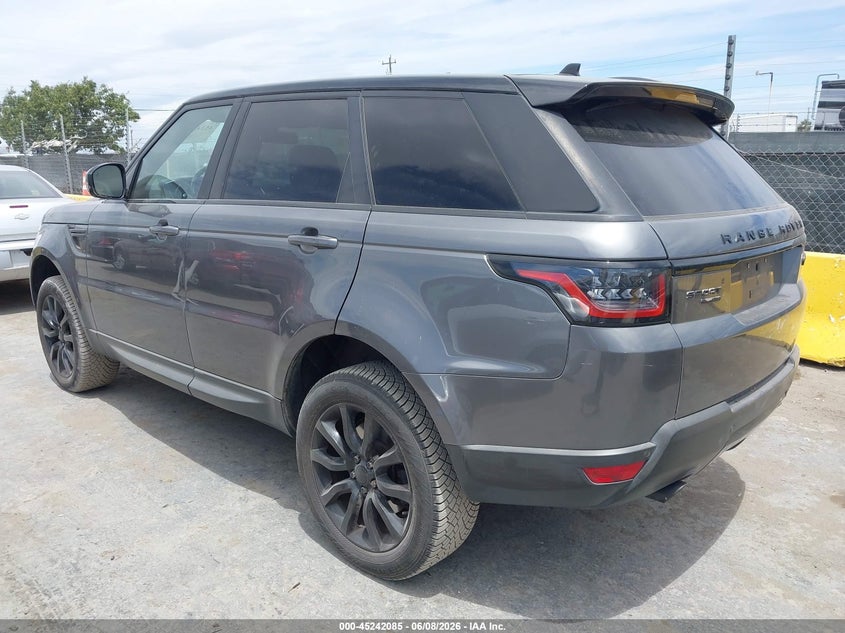 Vin: salwr2vf4fa612786, lot: 45739876, land rover range rover sport 3.0l v6 supercharged hse 20153
