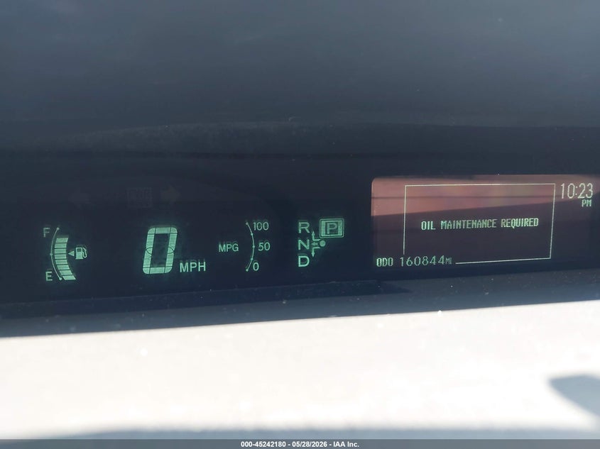 2011 TOYOTA PRIUS HATCHBACK 1.8L I-4 DOHC, VVT, 98HP