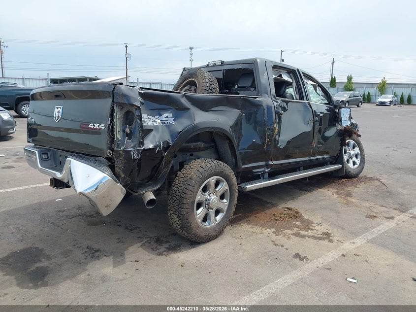 Vin: 3c6ur5dl3jg358321, lot: 45740001, ram 2500 big horn  4x4 6'4 box 20184