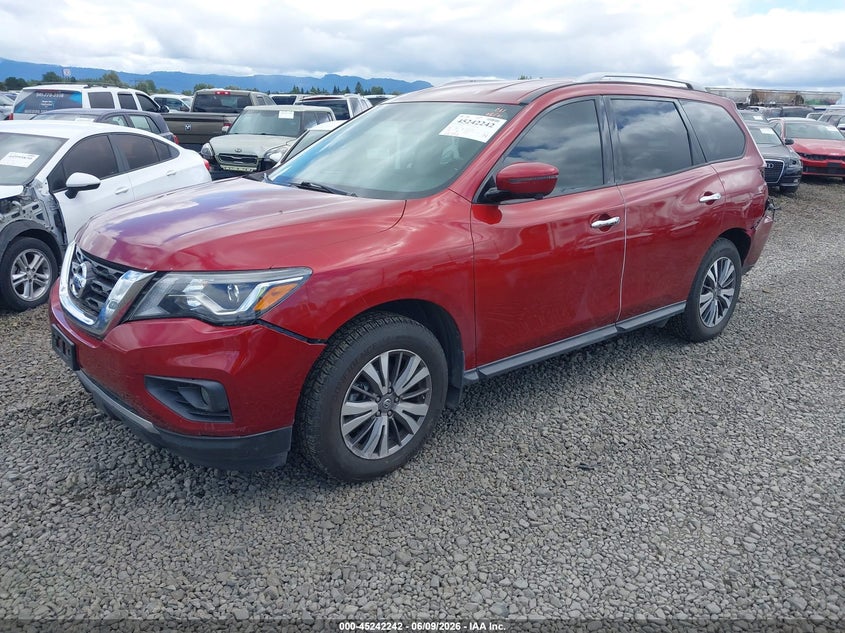 Vin: 5n1dr2mm7jc667076, lot: 45740033, nissan pathfinder sl 20182