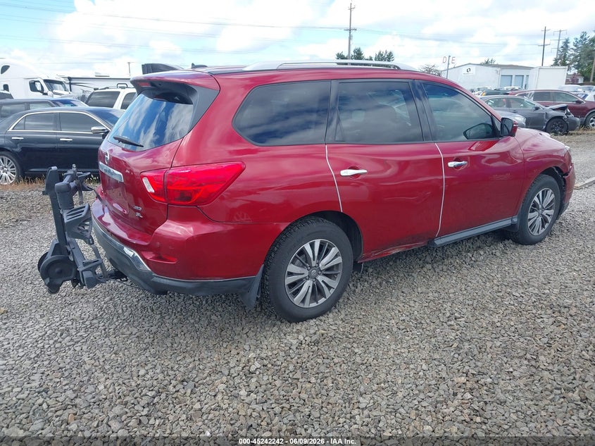 Vin: 5n1dr2mm7jc667076, lot: 45740033, nissan pathfinder sl 20184