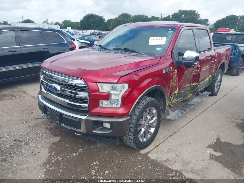 Vin: 1ftew1ef0hfc88876, lot: 45740088, ford f-150 king ranch 20172