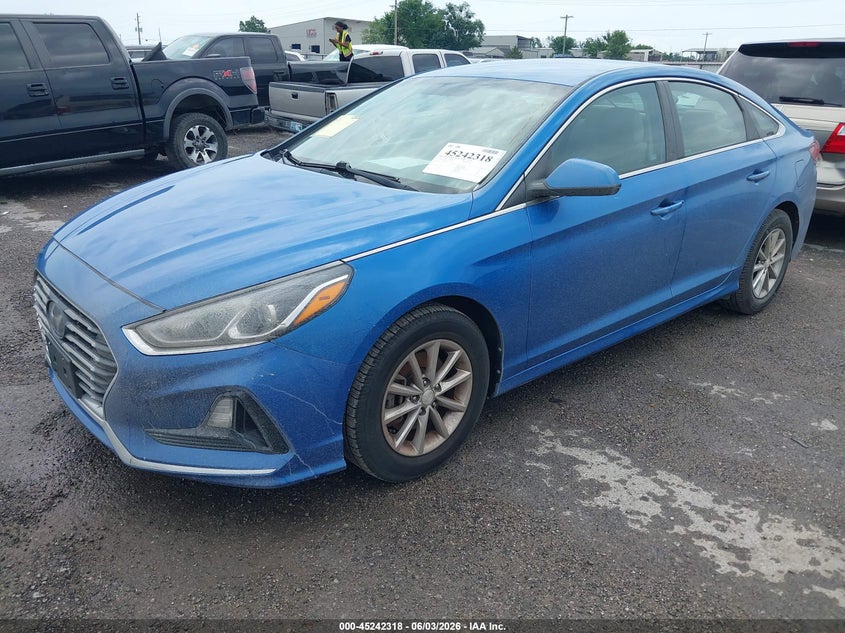 Vin: 5npe24af0jh721658, lot: 45740109, hyundai sonata se 20182