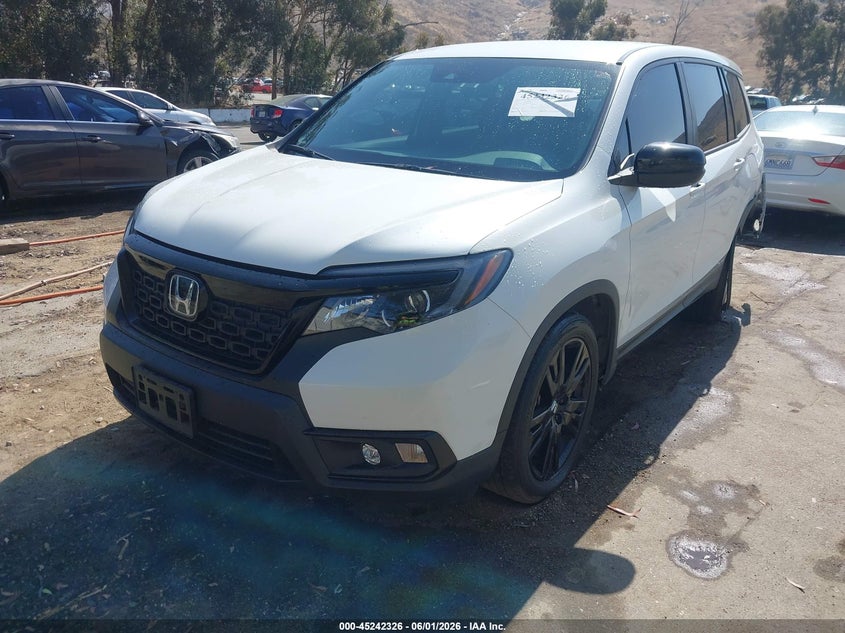 Vin: 5fnyf7h22mb011802, lot: 45740116, honda passport 2wd sport 20212