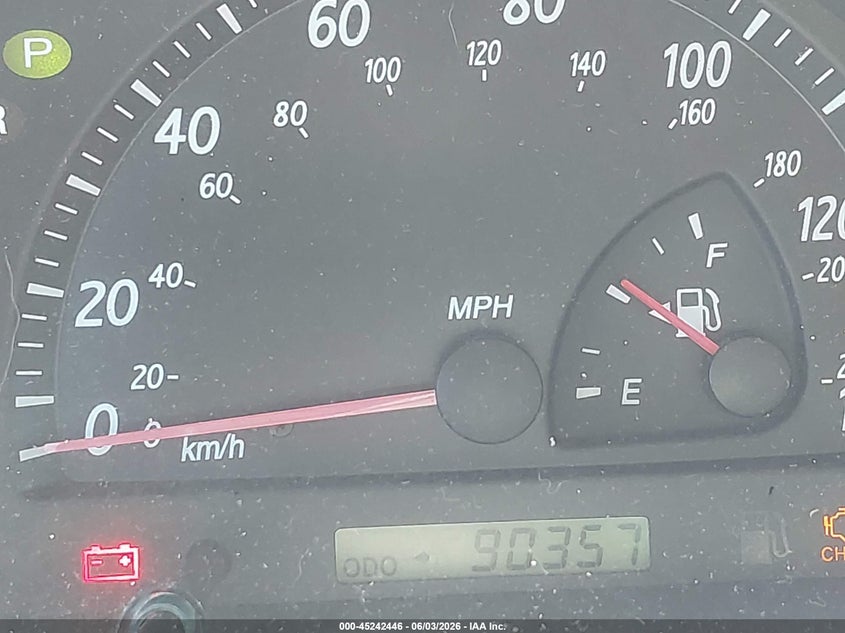 2003 Toyota Camry Le V6 VIN: 4T1BF30K13U556210 Lot: 45242446