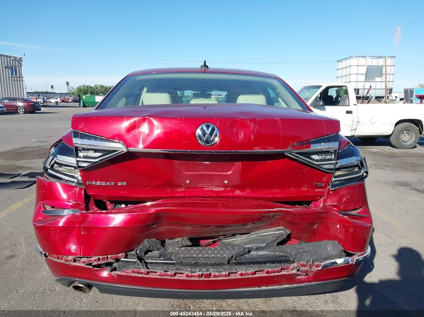 2018 Volkswagen Passat 2.0T Se VIN: 1VWBA7A36JC001089 Lot: 45242484