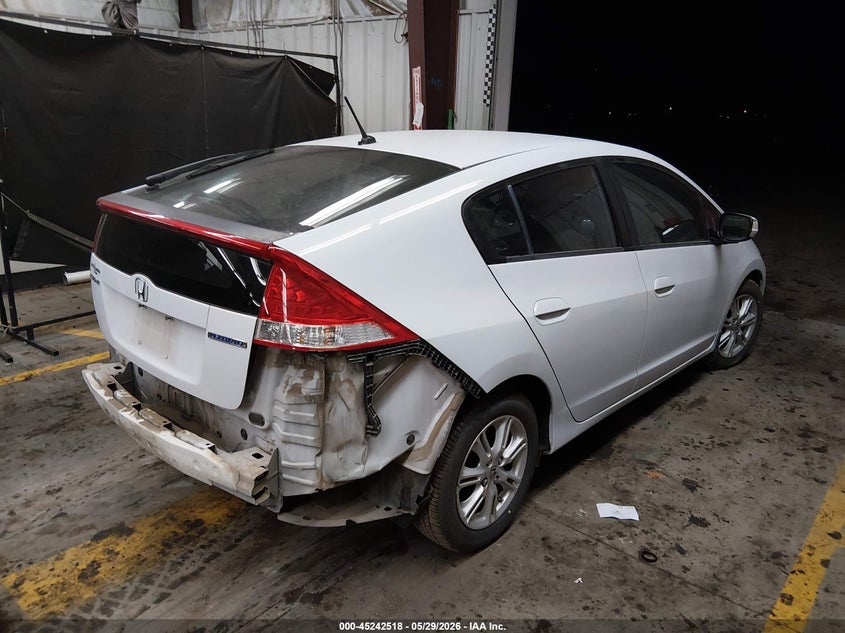 Vin: jhmze2h74as043332, lot: 45740309, honda insight ex 20104