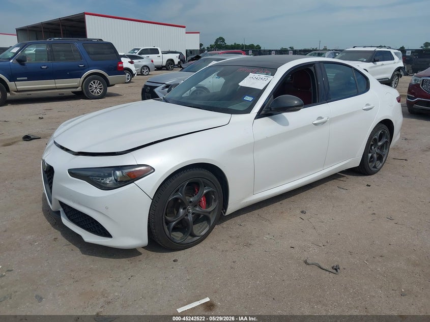Vin: zarfanbn1k7601043, lot: 45740313, alfa romeo giulia ti sport awd 20192