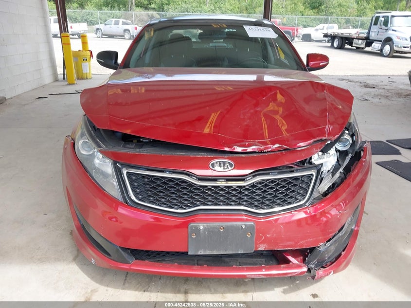 2012 Kia Optima 2.0 Sx red Lot 111045242538 Vin 5XXGR4A64CG026618