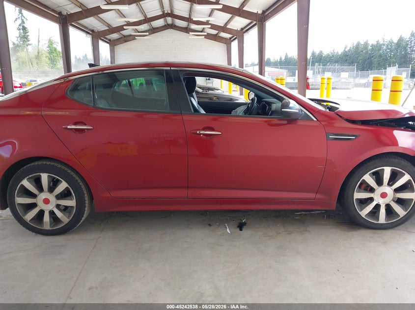 2012 Kia Optima 2.0 Sx red Lot 111045242538 Vin 5XXGR4A64CG026618