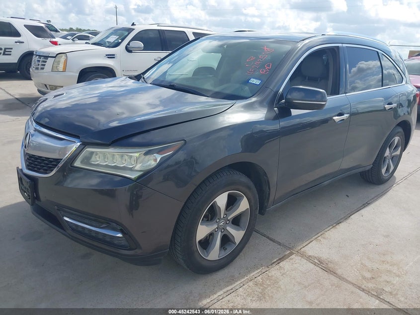 Vin: 5fryd3h2xeb006717, lot: 45740335, acura mdx 20142