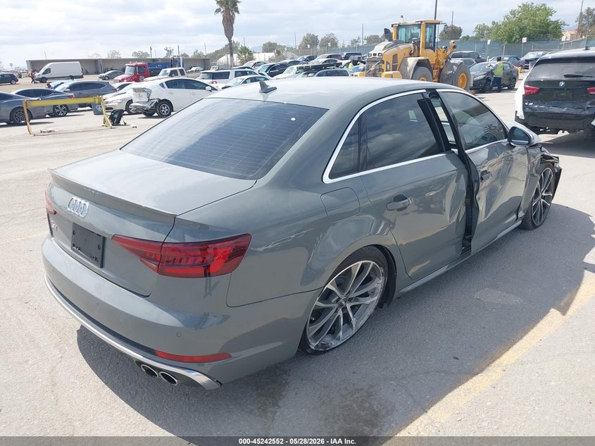 Vin: wauc4af49ka079504, lot: 45740343, audi s4 3.0t premium 20194