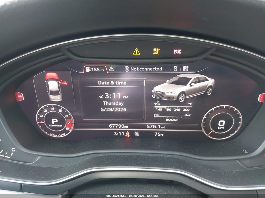 2019 Audi S4 3.0T Premium VIN: WAUC4AF49KA079504 Lot: 45242552