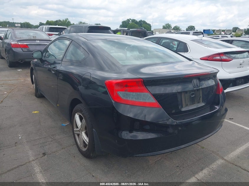 2HGFG3B82CH531003 2012 Honda Civic 1.8 Ex Black