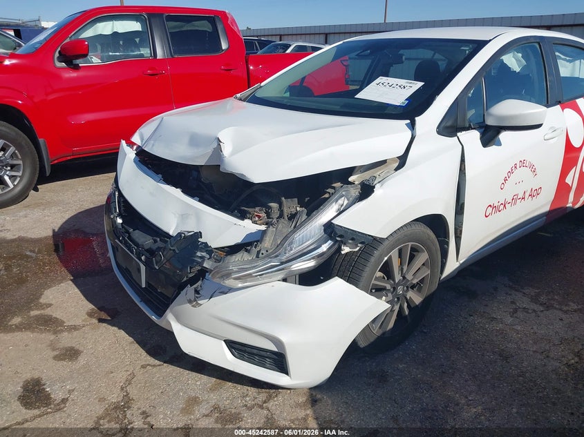2022 Nissan Versa 1.6 Sv Xtronic Cvt VIN: 3N1CN8EV6NL839519 Lot: 45242587