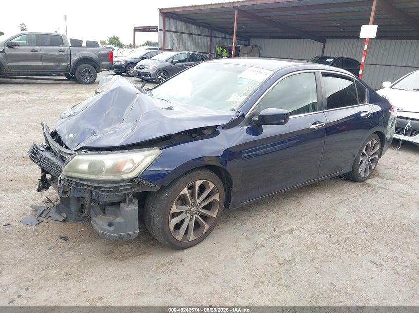 2013 Honda Accord Sport 1HGCR2F5XDA105891 photo 1