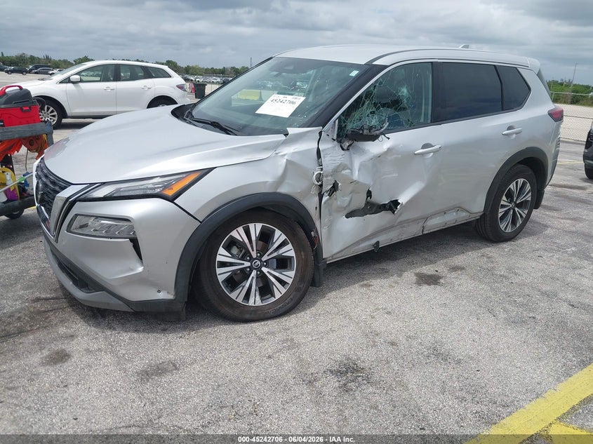 Vin: 5n1at3ba3mc745618, lot: 45740497, nissan rogue sv fwd 20212