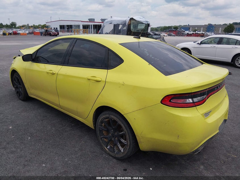 Vin: 1c3cdfba0dd198401, lot: 45740571, dodge dart rallye 20133