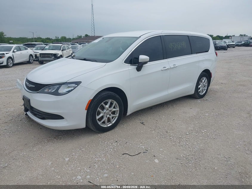 Vin: 2c4rc1dg8hr520802, lot: 45740585, chrysler pacifica touring 20172