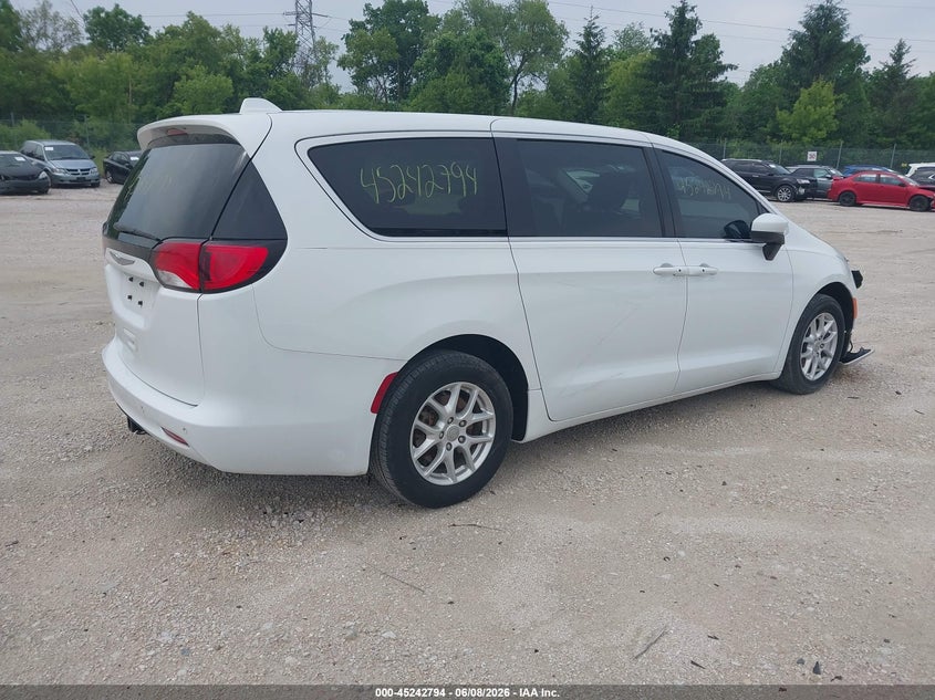 Vin: 2c4rc1dg8hr520802, lot: 45740585, chrysler pacifica touring 20174