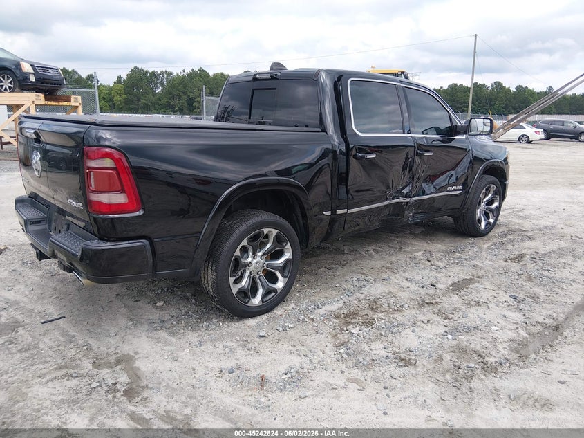Vin: 1c6srfht7nn145974, lot: 45740616, ram 1500 limited  4x4 5'7 box 20224