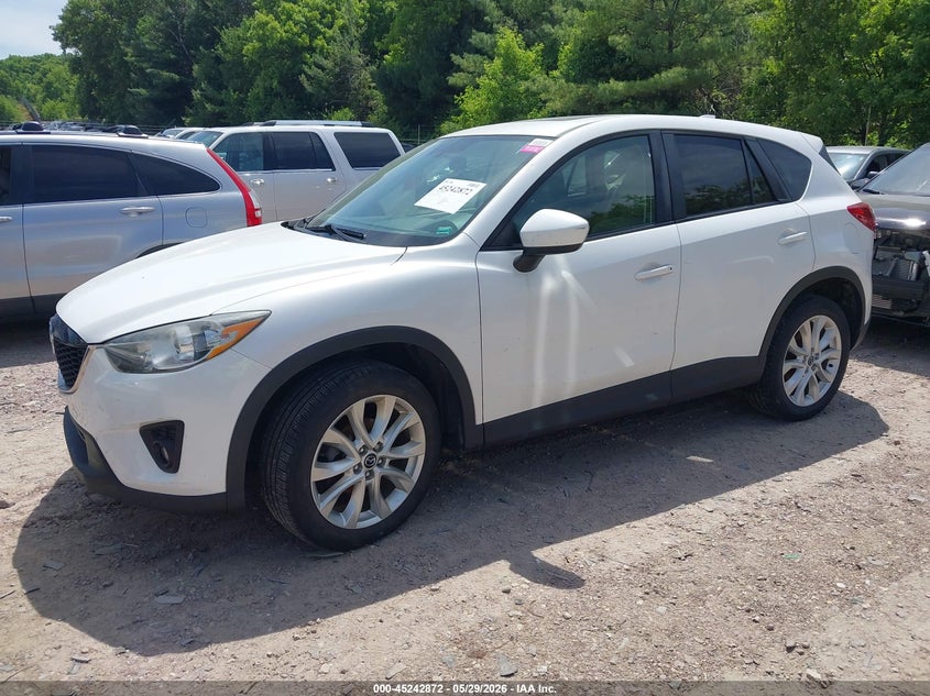 Vin: jm3ke4dy1e0316233, lot: 45740663, mazda cx-5 grand touring 20142