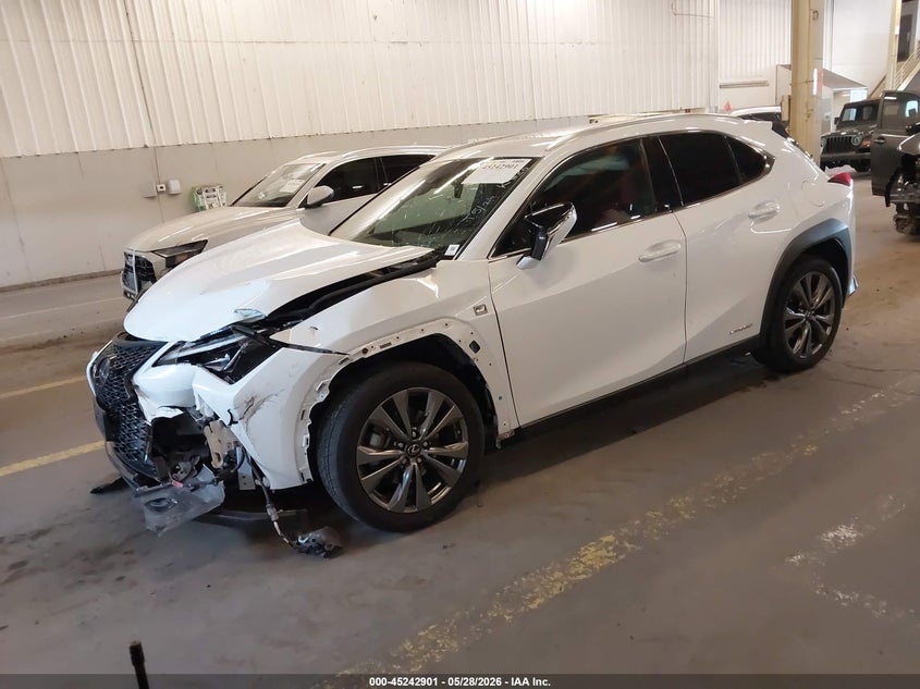 Vin: jthu9jbh9k2009706, lot: 45740692, lexus ux 250h f sport 20192
