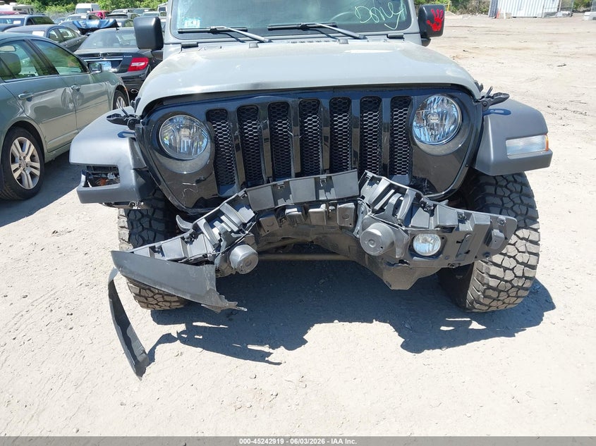 2022 Jeep Wrangler Unlimited Willys Sport 4X4 VIN: 1C4HJXDN7NW167040 Lot: 45242919