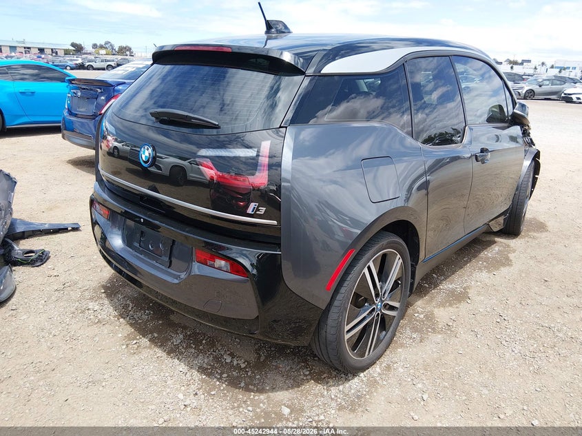 Vin: wby8p4c09l7g22546, lot: 45740735, bmw i3 120ah w/range extender 20204