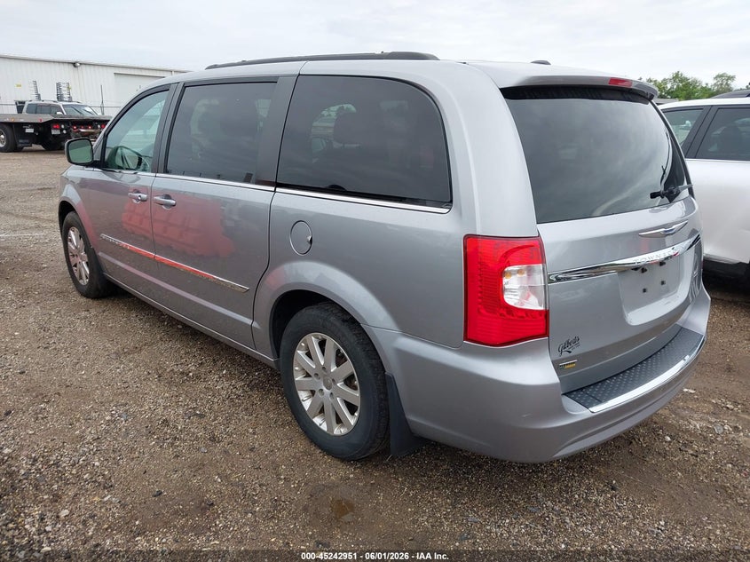 Vin: 2c4rc1bg7gr245201, lot: 45740742, chrysler town & country touring 20163