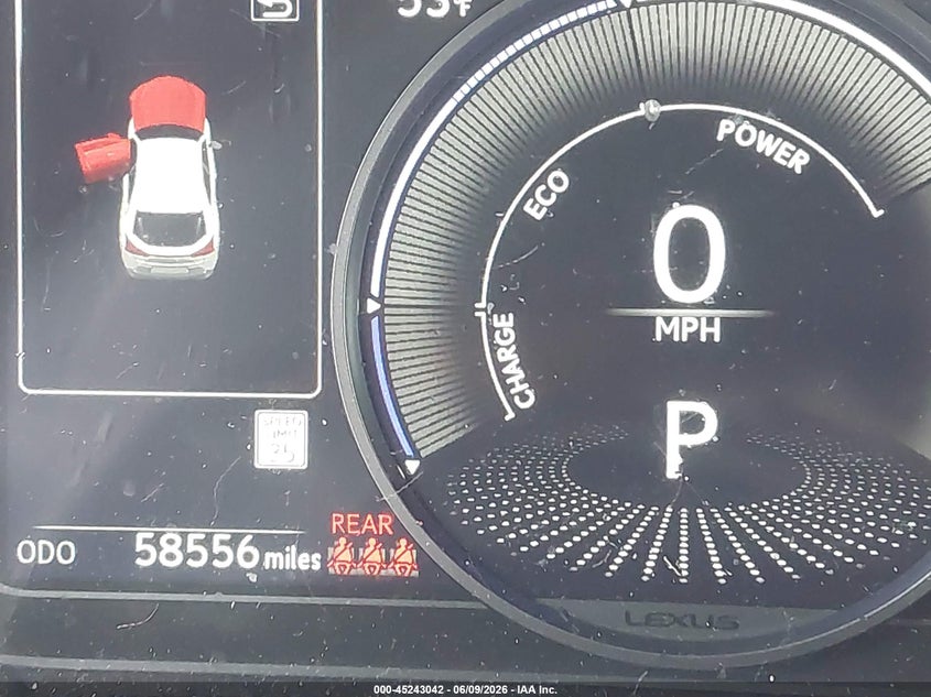 2020 Lexus Ux 250H VIN: JTHX9JBH0L2033360 Lot: 45243042
