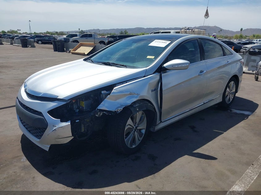 2014 Hyundai Sonata Hybrid Limited KMHEC4A48EA107056 photo 1