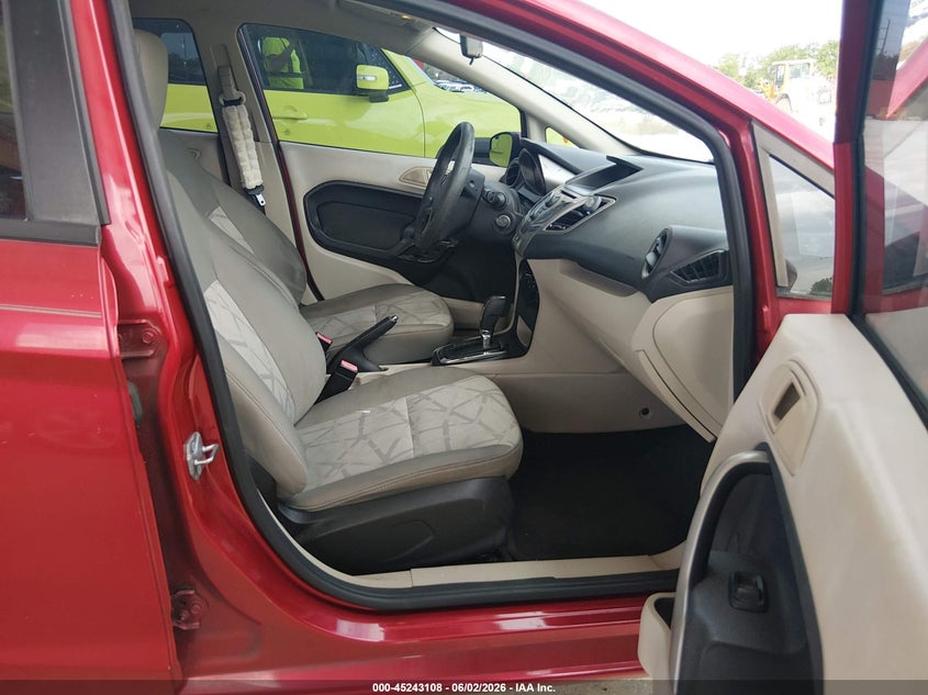 2012 Ford Fiesta 1.6 Se red Lot 111045243108 Vin 3FADP4BJ9CM149864