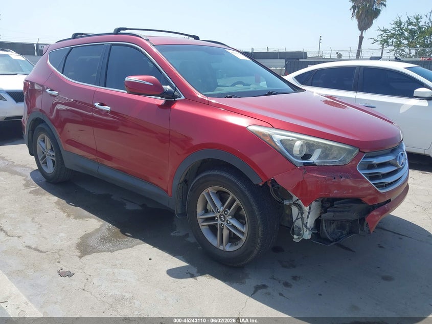 Vin: 5xyzu3lb3jg556891, lot: 45740901, hyundai santa fe sport 2.4l 2018 img_1