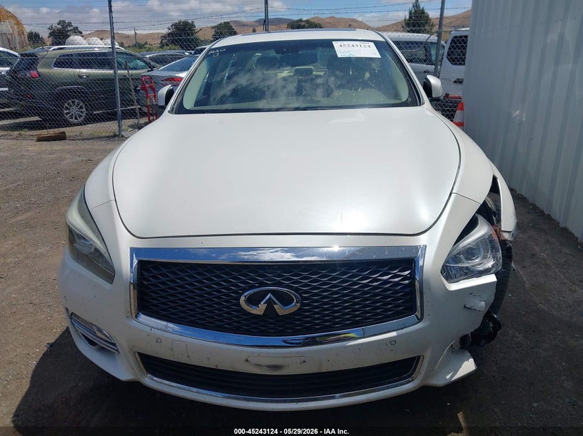 2019 Infiniti Q70 3.7X Luxe VIN: JN1BY1AR9KM585275 Lot: 45243124