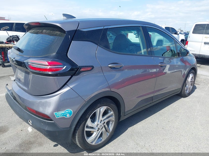 Vin: 1g1fw6s06p4130725, lot: 45740919, chevrolet bolt ev fwd 1lt 20234