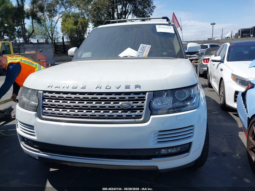 2014 Land Rover Range Rover 5.0L V8 Supercharged/5.0L V8 Supercharged Ebony Edition VIN: SALGS2TF3EA193033 Lot: 45243134