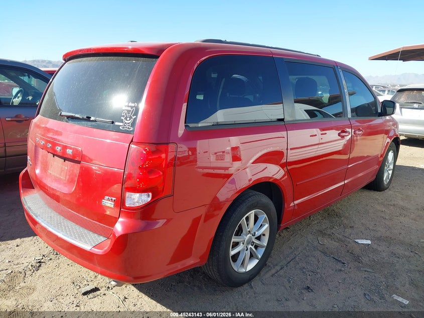 Vin: 2c4rdgcg1gr257407, lot: 45740934, dodge grand caravan sxt 20164