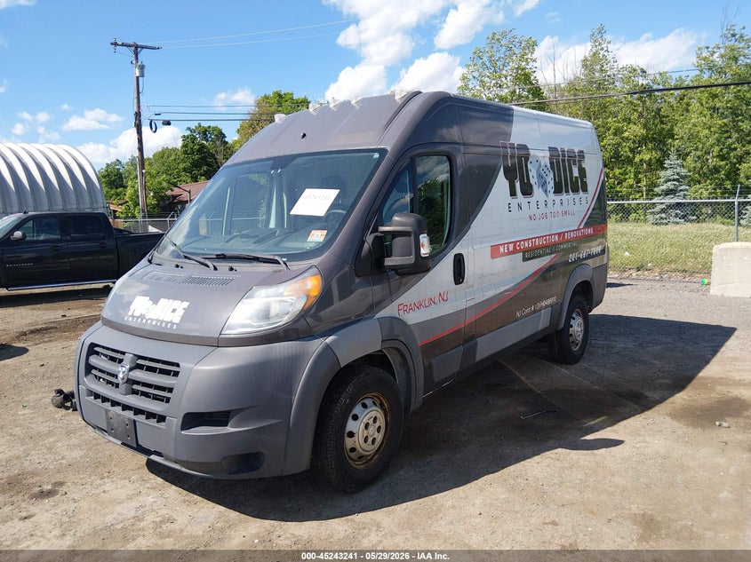 2016 RAM PROMASTER 2500 auction photo 2