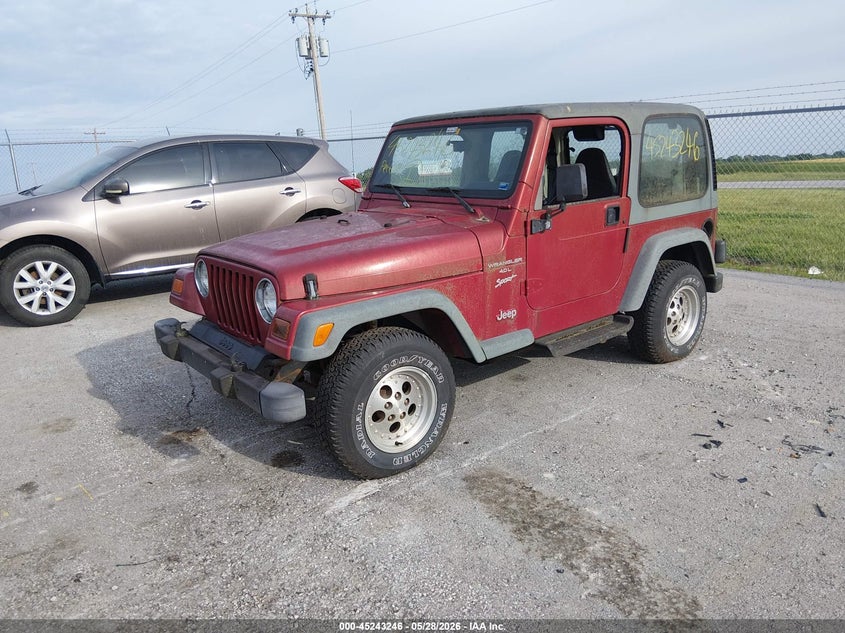1999 Jeep Wrangler Sport 1J4FY19S7XP445022 photo 1