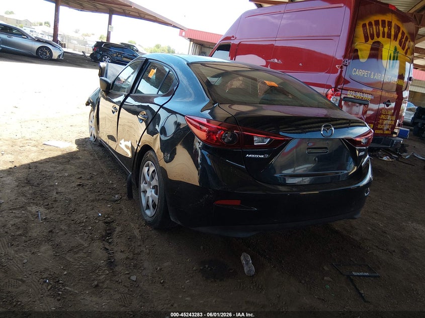 Vin: 3mzbm1u70fm146752, lot: 45741074, mazda mazda3 i sport 20153