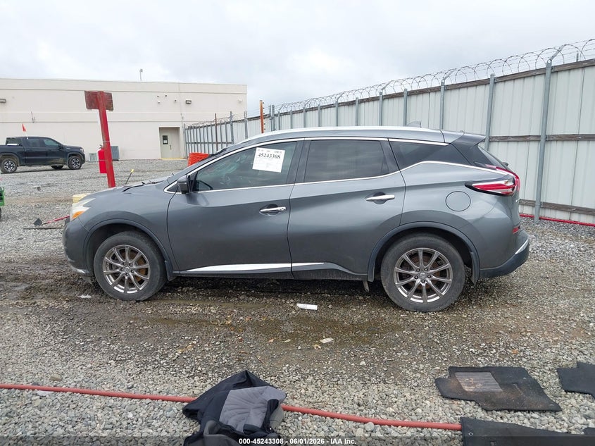 NISSAN MURANO 2016 VIN 5N1AZ2MHXGN153354