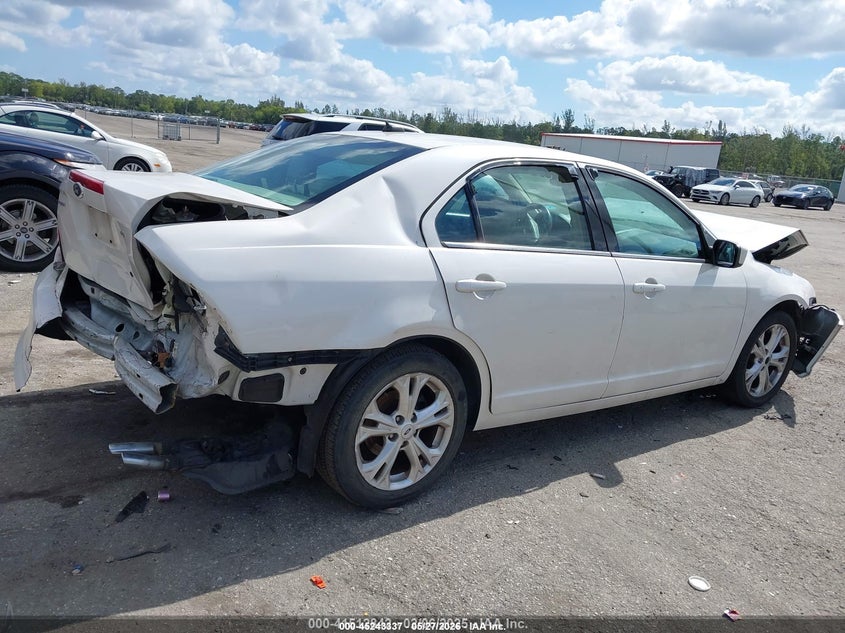 2012 FORD FUSION SEDAN 2.5L I-4 DOHC, VVT, 175HP