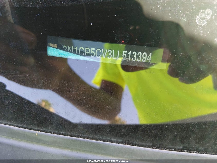 VIN 3N1CP5CV3LL513394 2020 NISSAN KICKS SV XTRONIC CVT