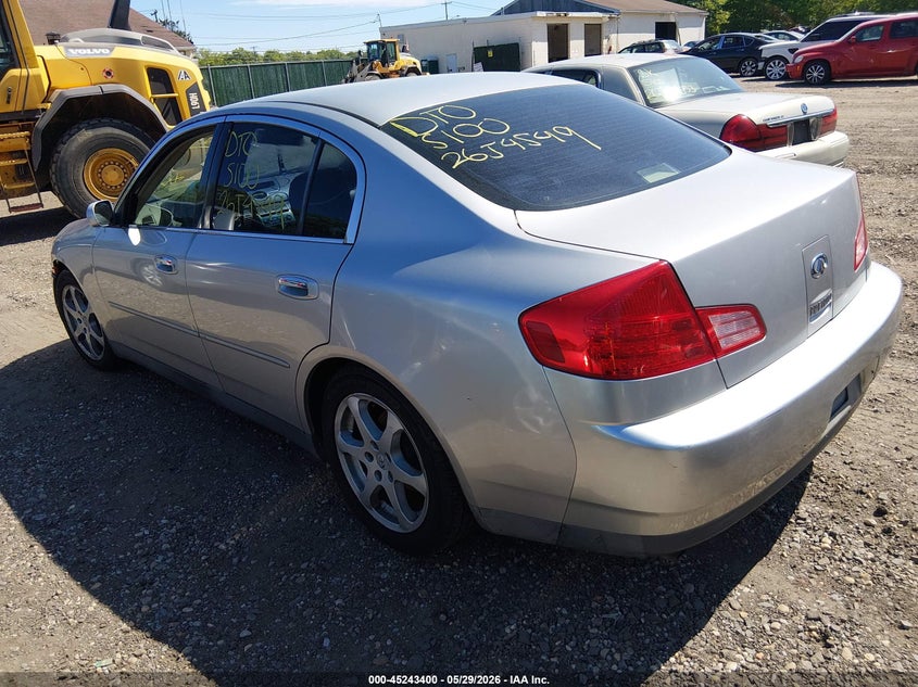 INFINITI G35 2003 VIN JNKCV51E63M016785