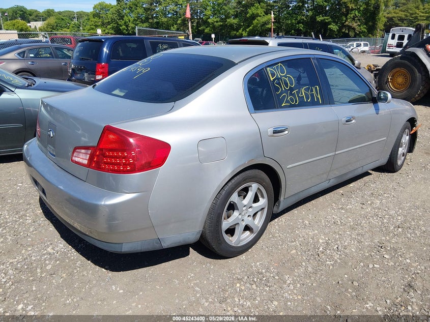INFINITI G35 2003 VIN JNKCV51E63M016785