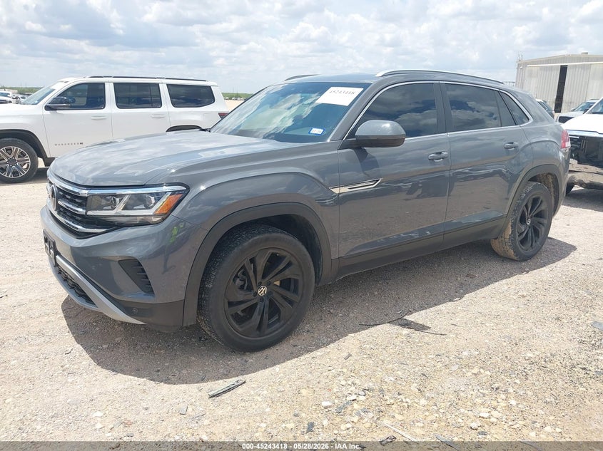 Vin: 1v2ee2ca4lc220492, lot: 45741209, volkswagen atlas cross sport 3.6l v6 sel 20202