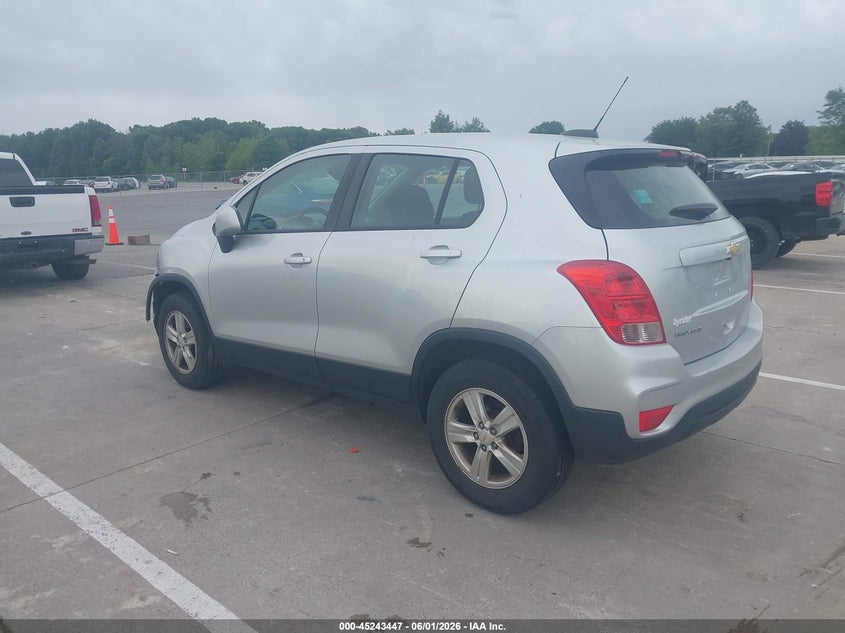 Vin: kl7cjnsb3hb101973, lot: 45741238, chevrolet trax ls 20173