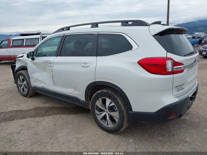 Vin: 4s4wmafd7l3456235, lot: 45741279, subaru ascent premium 20203