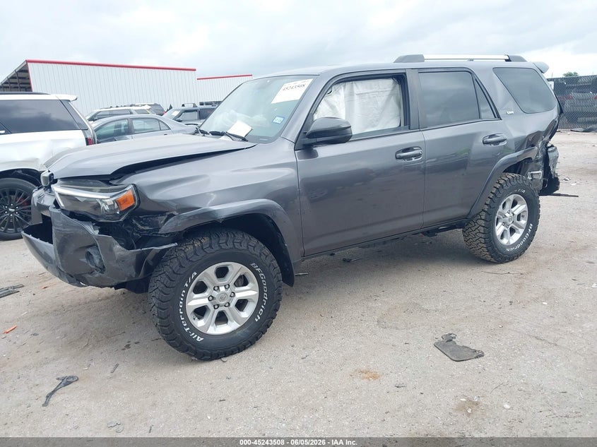 Vin: jtezu5jr7k5201904, lot: 45741299, toyota 4runner sr5 20192